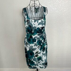 RALPH LAUREN FLORAL DRAGONFLY TURQUOISE DRESS Size 10